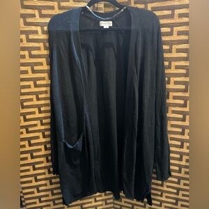 AVA & VIV Black cardigan sweater women’s 1x
